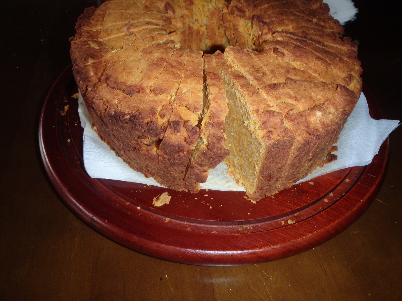 An Okara Carrot Cake
